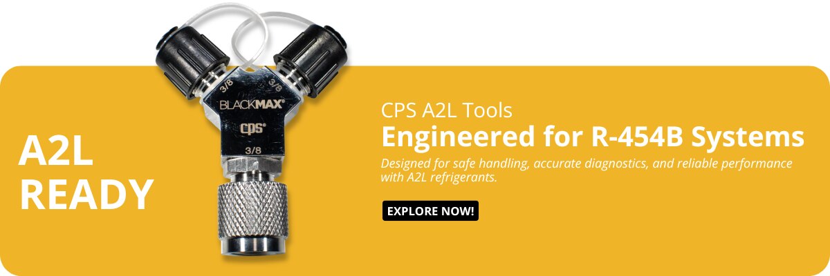 CPS A2L Tools Engineered for R-454B Systems Banner
