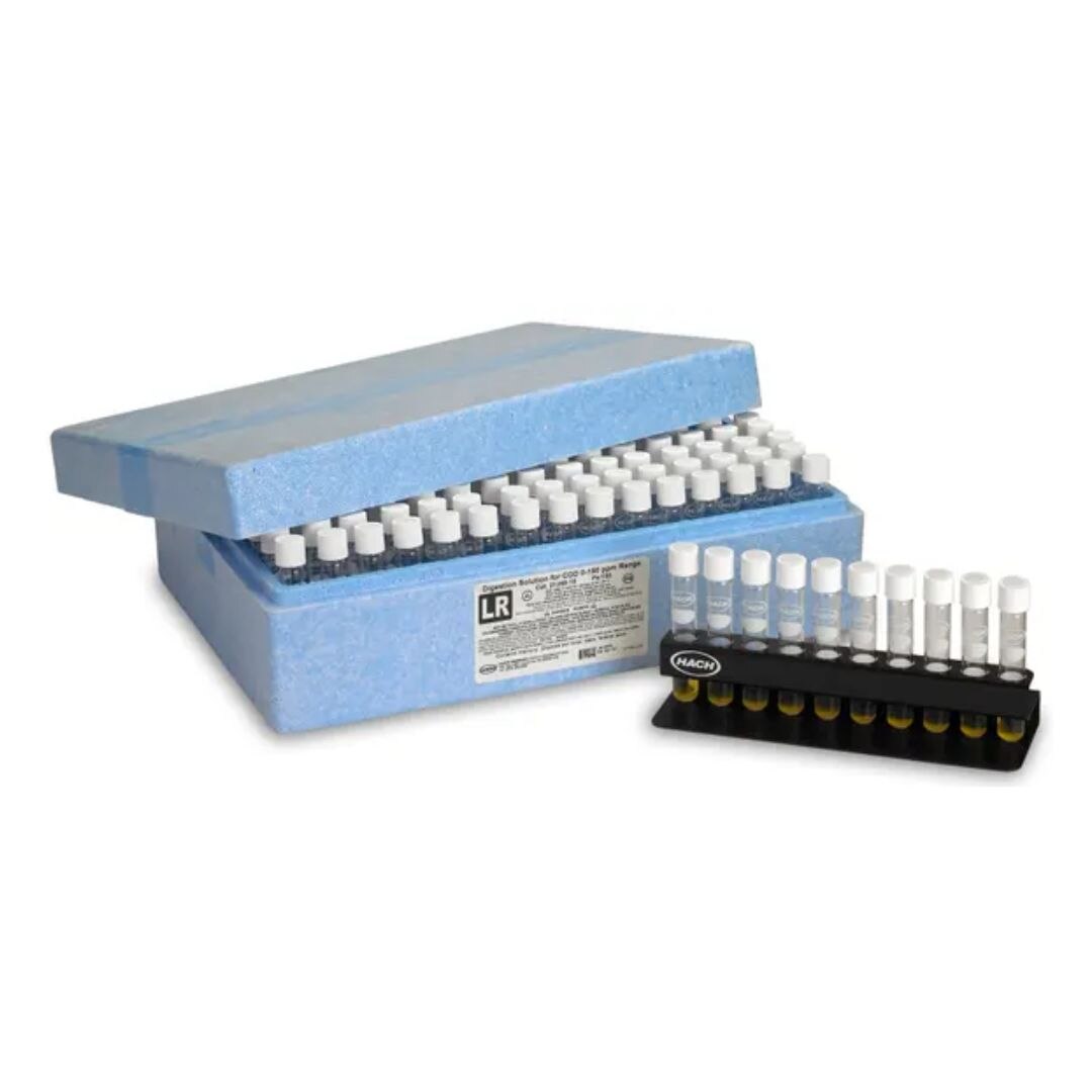 Hach 2125815 rr COD DIGESTION VIAL, LR HW PK/150 HAZMAT