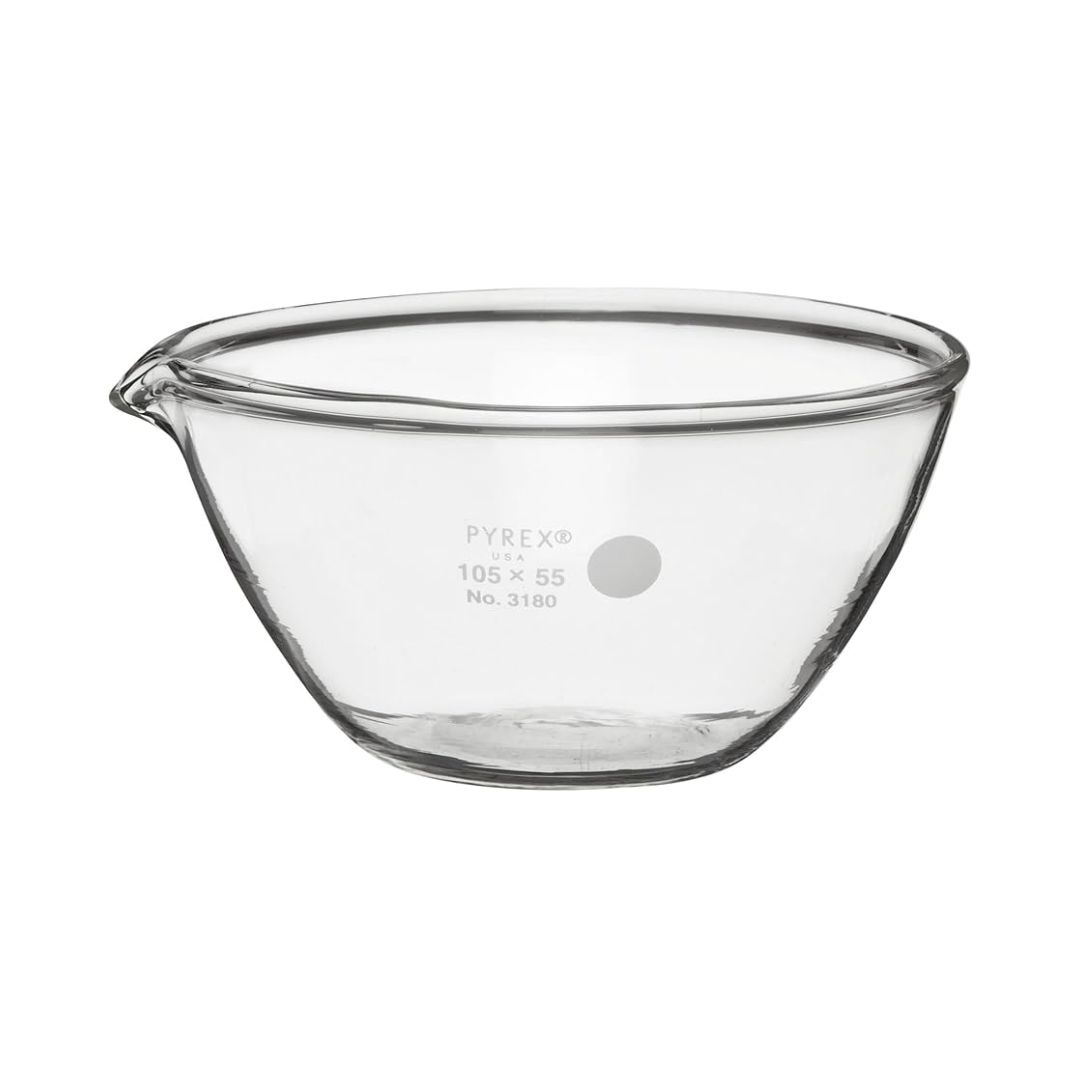 3180-80 Corning PYREX® 140mL Flat Bottom Evaporating Dishes