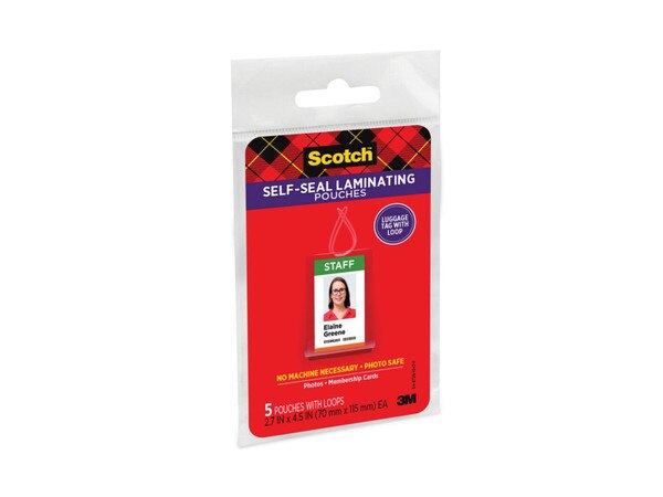 Self-Sealing Laminating Pouches, 12.5 mil, 2.81 Self-Sealing Laminating Pouches, 12.5 mil, 2.81