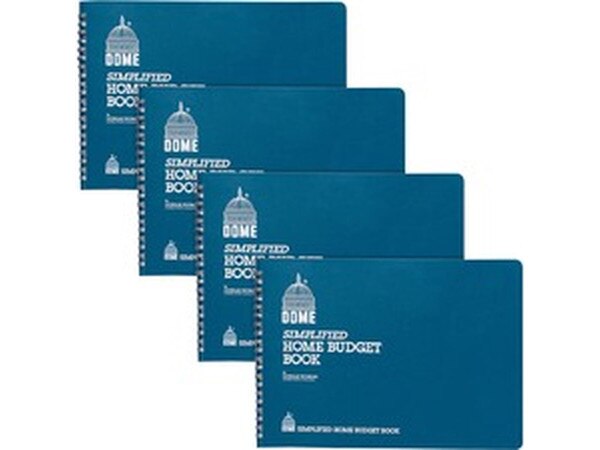 Dome Simplified Home Budget Book - 64 Sheet(s) - Wire Bound - 10.50 Dome Simplified Home Budget Book - 64 Sheet(s) - Wire Bound - 10.50
