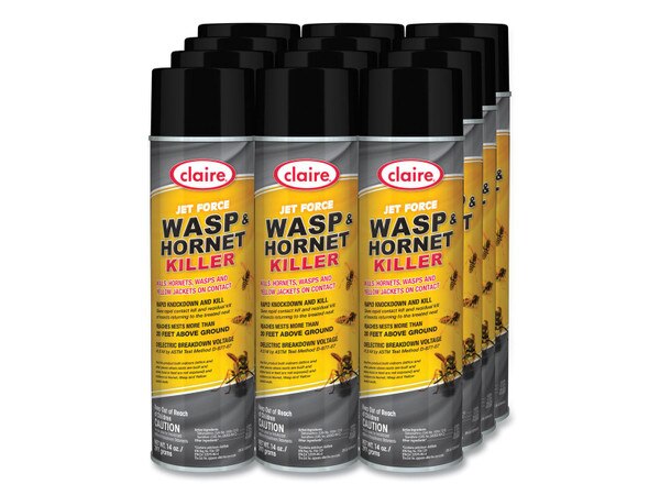 Jet Force Wasp & Hornet Killer, 14 oz Aerosol Spray, 12/Carton Jet Force Wasp & Hornet Killer, 14 oz Aerosol Spray, 12/Carton