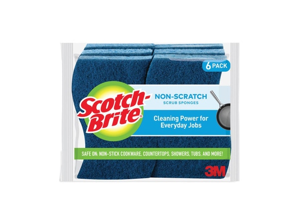 Non-Scratch Multi-Purpose Scrub Sponge, 4.4 x 2.6, 0.8 Non-Scratch Multi-Purpose Scrub Sponge, 4.4 x 2.6, 0.8