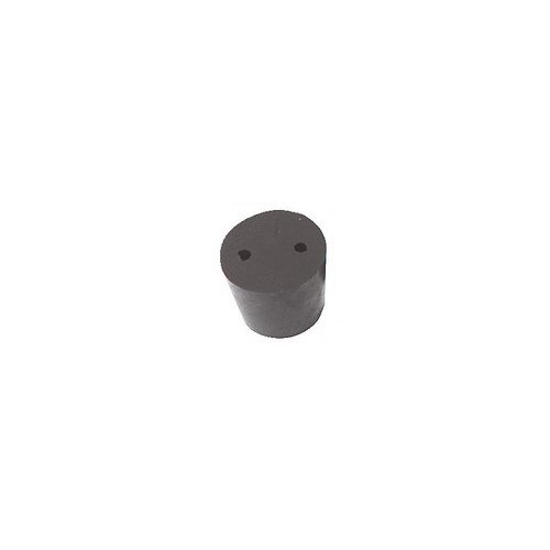 Avogadro's Size 5.5 Black Rubber Stoppers – Pack Of 3, Lab & Craft Use