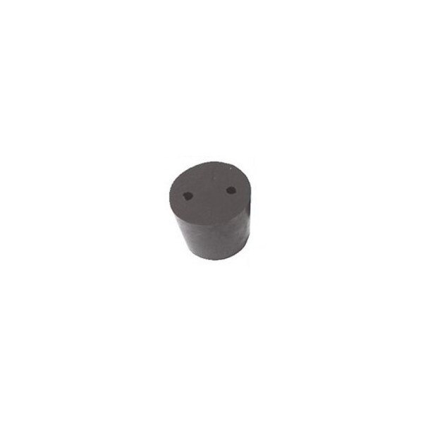 Avogadro's Size 5.5 Black Rubber Stoppers – Pack Of 3, Lab & Craft Use