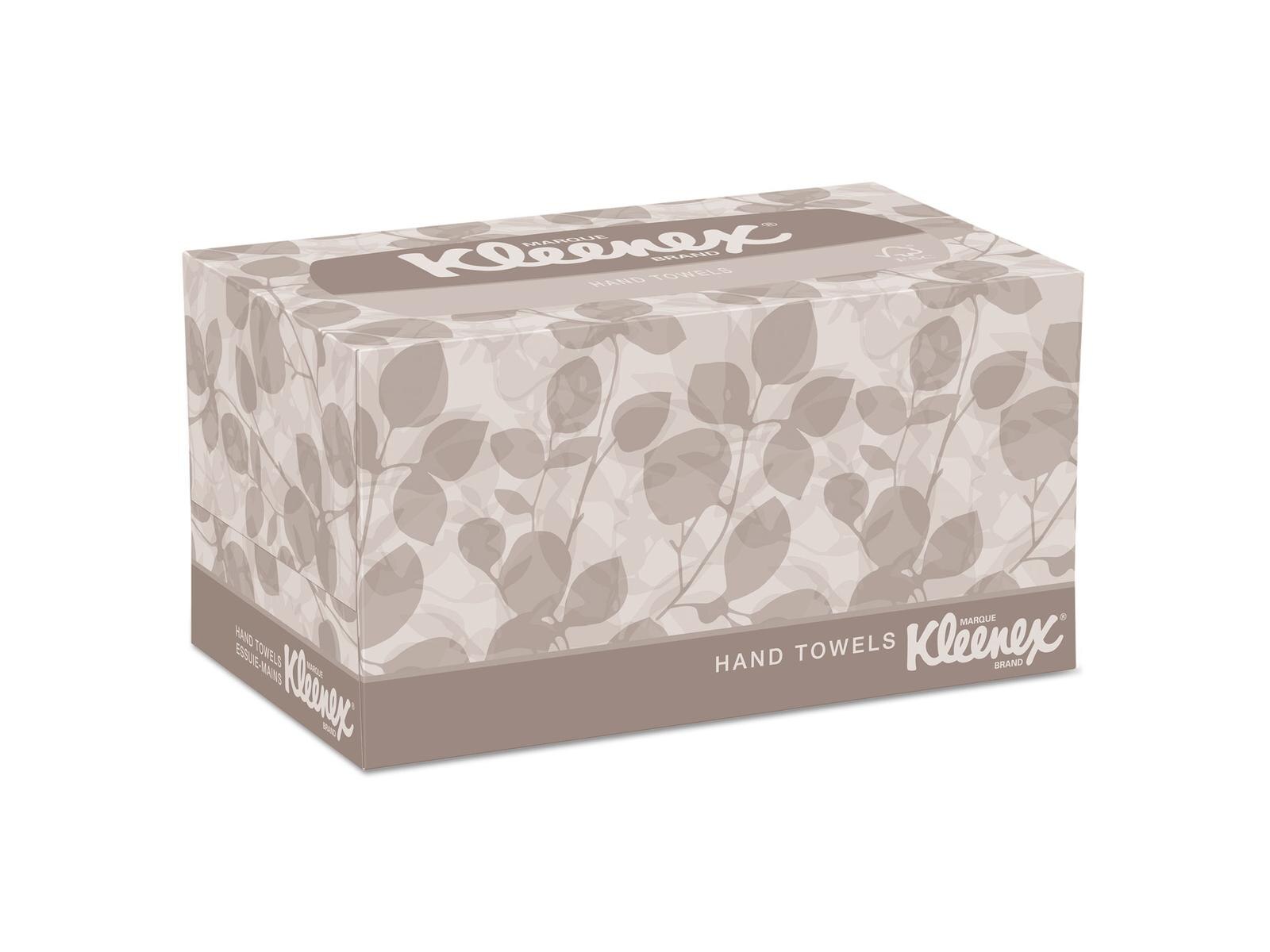 Kleenex Hand Towels with Premium Absorbency Pockets - 120 Sheets/Box - 1 Box/Pk
