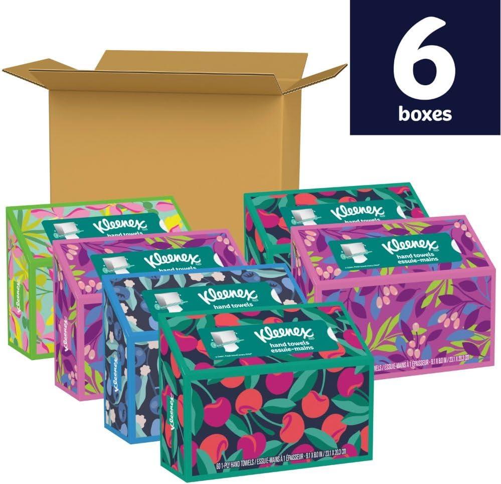 Kleenex Disposable Hand Towels - 1 Ply - 1 box/ 60 sheets
